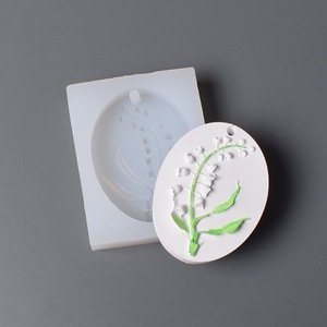 Stampo in <span class=keywords><strong>silicone</strong></span> per ciondoli a forma di fiore di margherita, fai da te, per candele fatte a mano, gesso profumato, ciondoli a forma di orchidea, Phalaenopsis, irregolare, Cina - Product Image 4