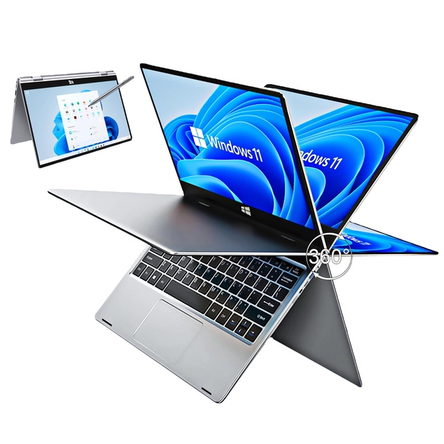 2025 N4020 New 2 in 1 Tablet 360 Rotating Personal Netbook 11.6-inch Intel Alder 128GB 256GB DDR4 6GB WiFi Students Laptop