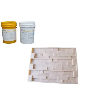 Premium Quality RTV2 liquid silicone rubber for pvc 3D gypsum panels wall /boards interior silicon mold