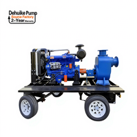 Pompe à eau diesel 20hp 30hp 50hp Pompe à eau diesel 8 pouces pour l'approvisionnement en eau urbaine/lavage du charbon/irrigation