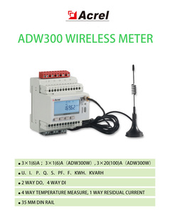 Acrel ADW300-WF Wifi <span class=keywords><strong>IOT</strong></span> không dây Power Meter <span class=keywords><strong>IOT</strong></span> điện giám sát với <span class=keywords><strong>IOT</strong></span> đám mây nền tảng CE IEC - Product Image 4
