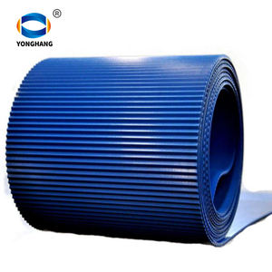 Hazne ile bölme tırmanma gıda sınıfı kolay temiz konveyör bant ile taşınabilir konveyör PU kemer - Product Image 5