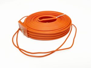 Bande chauffante en silicone 220V 100W 10mm x 5m, chauffage flexible en silicone pour la protection contre le gel des tuyaux - Product Image 4