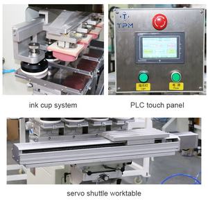 サーボモーター4色タンポンプリンターペン用プラスチックカップおもちゃパッド印刷機 - Product Image 5