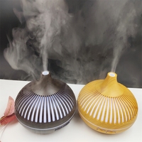 Difusor de Aromas para el Hogar con Logotipo Personalizado, Mayorista Chino, Difusor de Aceites Esenciales con Acabado de Madera, Control Remoto, Temporizador y Luz Nocturna LED de 7 Colores