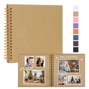 <span class=keywords><strong>Pages</strong></span> personnalisées en gros bleu noir rose blanc marron couverture livres de mémoire bricolage artisanat Albums <span class=keywords><strong>Photo</strong></span> spirale Scrapbook <span class=keywords><strong>Album</strong></span> papier - Product Image 5