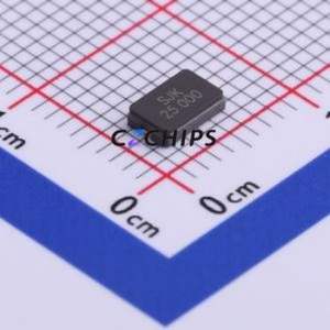 6I25000F10UCG Crystal (Passive) SMD5032-2P Crystal Oscillator SMD Crystal Oscillator 25MHz 20ppm 10pF - Product Image 1
