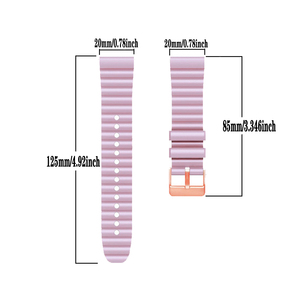 Correas de Silicona de 20 mm con Hebilla de 8 Colores, Compatibles con Relojes Deportivos de Lujo para Mujer, Repuesto para <span class=keywords><strong>Amazfit</strong></span> <span class=keywords><strong>GTS</strong></span> <span class=keywords><strong>3</strong></span>/2/2e - Product Image 6