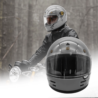 Casques intégraux en ABS homologués DOT pour moto électrique rétro vintage, moto sportive - Fournisseur d'usine en gros