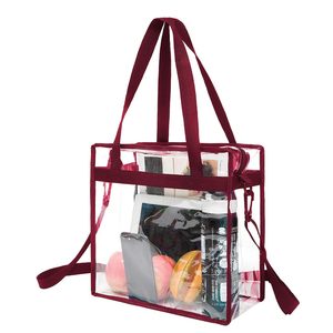 Clear <b>Tote</b> <b>Bag</b> Stadium Approved 12x6x12 Stadium <b>Bag</b> for <b>Work</b> Sports Games Gym - Product Image 1