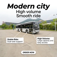 Nouvel Autobus Urbain Électrique de Luxe Guangtong 12m, 35+1 Sièges, Personnalisé, Zéro Émission, Conduite à Droite, Transmission Automatique, 71-90 km/h, Le Plus Populaire