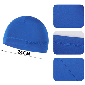 Personalisierte Logo-Geschenk-Radkappe: Coole Skelett-Mütze, Helm-Unterziehmütze, feuchtigkeitsableitende Sport-Brimless-Mütze, feuchtigkeitsableitende Totenkopf-Mütze - Product Image 2