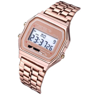 2026 Neue Mode-Schmuckstücke mit Niedriger MOQ, Edelstahl Digital Kunststoff-Harz Großhandelspreis Unisex Runde Armbanduhr