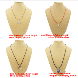 <span class=keywords><strong>Collana</strong></span> in Pelle <span class=keywords><strong>Intrecciata</strong></span> Nera/Rossa/Caffè con Chiusura Sicura in Acciaio Inossidabile Argento, Gioielli Raffinati - Product Image 3
