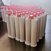 Matériau d'empreinte dentaire en silicone de haute qualité, double flacon, à usage unique, corps liquide 50ml, bleu, pour blanchiment dentaire