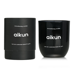 เทียนหอม AIKUN หรูหรา ผลิตจากขี้ผึ้งถั่วเหลืองวีแกน กลิ่นลาเวนเดอร์และไม้หอม คุณภาพสูง ในภาชนะแก้ว ให้ความหอมยาวนาน - Product Image 4