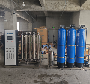 Système d'osmose inverse industriel à double étage 1000 LPH, machine de traitement de l'eau RO en acier inoxydable 304/316 - Product Image 6