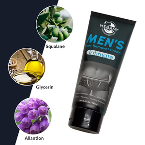 Crema depilatoria permanente con logotipo personalizado para hombres, crema depilatoria indolora para la cara de la axila del área íntima de los hombres - Product Image 5