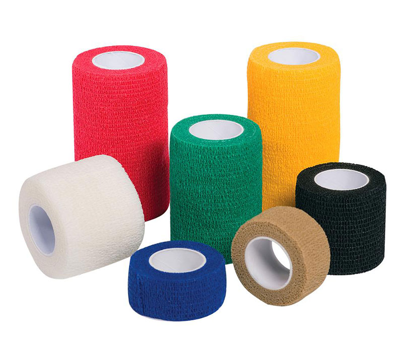 膝关节防水医用绷带自粘用品无纺布易撕自粘兽医包裹内粘弹性绷带