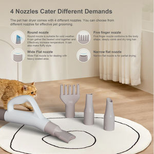 LED Intelligent Touch 4 Düsen Bildschirm Einstellbare Wärme Tier pflege Hunde-und Katzen haartrocknungs kraft Trockner Wasser gebläse - Product Image 4