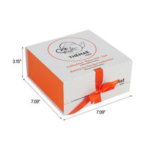 Caja de Regalo Magnética Plegable de Lujo con Logotipo Personalizado, Caja de Cartón Rígido Ecológica con Cinta para Empaque de Cosméticos y Productos de Spa