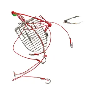 10pcs Spring Fishing Feeder Carp ?rucian Bream Fishing Tackle Cage  25gr/0.88oz
