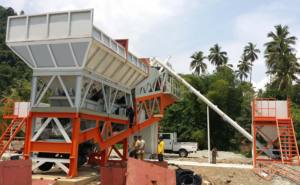 Kleine mobile Beton mischa nlage mobile Beton mischa nlage 75m ³ - Product Image 6