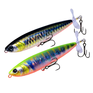 Señuelo de Pesca de Superficie Tiyang Propeller Pencil, Cebo Duro de ABS para Lubina y Agua Salada, Fabricante OEM - Product Image 1