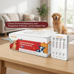 Test 4 en 1 intégré pour l'identification des parasites sanguins EHR BAB LYME ANA Ab – Dépistage multi-infections des maladies transmises par les tiques pour cliniques - Product Image 3