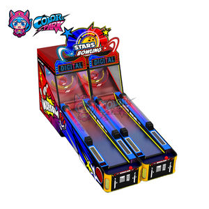 Nouvelle machine de jeu d'arcade de <span class=keywords><strong>bowling</strong></span> vidéo d'intérieur colorée pour 2 joueurs, à monnayeur, avec boules et quilles - Product Image 2