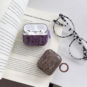 Étui pour écouteurs Apple <span class=keywords><strong>Airpods</strong></span> 2 3 4 Pro2 avec motif de peau de python brillant, housse pour écouteurs sans fil pour <span class=keywords><strong>Airpods</strong></span> Pro3, boîte de charge - Product Image 3