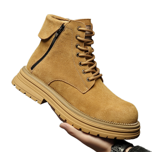 Bottes <span class=keywords><strong>Chelsea</strong></span> pour hommes en cuir pleine fleur, semelle extérieure durable, style polyvalent pour le bureau et le quotidien, vente en gros d'usine - Product Image 1