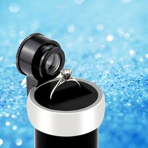 กล้องจุลทรรศน์แบบพกพา 10 เท่า พร้อมหน้าจอแสดงผล สำหรับตรวจสอบเพชรและอัญมณี  วัดขนาดและ<span class=keywords><strong>ดู</strong></span>หมายเลข <span class=keywords><strong>GIA</strong></span> - Product Image 2