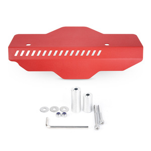 ที่ครอบป้องกันลูกรอกอลูมิเนียมอัลลอยด์สีแดงสำหรับ Subaru WRX STI 02-14 BOLT-ON - Product Image 5