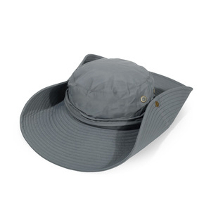 Chapeau Bob d'été à large bord, respirant, séchage rapide, protection solaire, 100 % acrylique, couleur unie, réglable, idéal pour les activités de plein air - Product Image 3