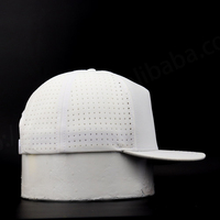 Gorra Deportiva Unisex de 5 Paneles, Ajustable, con Visera Plana, Estampado de Leopardo, Impermeable, Transpirable, de Oxford Dobby, con Cierre a Presión, 100% Poliéster