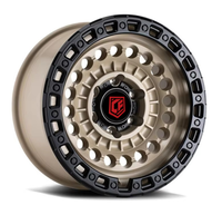 Jantes en alliage d'aluminium taille 17X9 18X9 pour voitures tout-terrain 6X139.7 Décalage -12 à 12 18 pouces 6 trous Jantes de voiture 4x4 pour SUV Camion