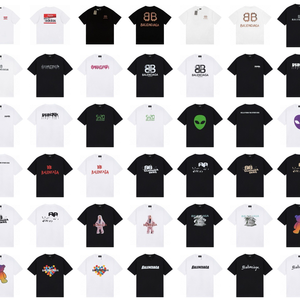 Venta al por mayor 100% Premium algodón O-cuello camiseta Unisex camiseta en blanco con impresión de logotipo personalizado de fábrica OEM para hombres y mujeres - Product Image 2