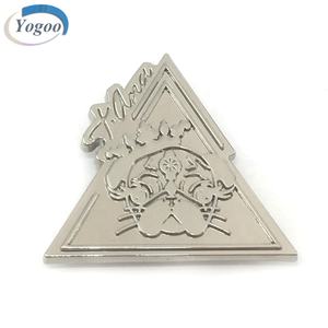 مخصص لامعة الفضة مصقول شعار منقوش لوحة معدنية علامة حقيبة ملحقات الأجهزة الطلاء النهاية تسمية معدنية مخصصة - Product Image 6