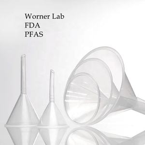 Funil de Plástico Transparente PP para Laboratório, Direto da Fábrica, Barato, para Dosagem - Product Image 2