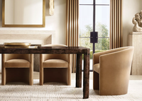 Neuankömmling Modernes Hotel Sessel Sofa Amerikanischer gepolsterter Fass Sessel zum Essen im Freien Schlafzimmer Freizeit-für den Küchen gebrauch