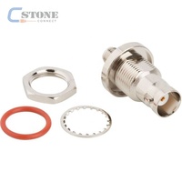 242181-10 BNC to SMA Jack Adapter 50 Ohm Straight Bulkhead