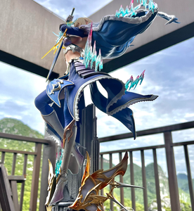 Statue en résine GK Fate Saber Artoria <span class=keywords><strong>Pendragon</strong></span>, peinte à la main sur mesure, avec épée Excalibur, modèle de collection d'anime - Product Image 5