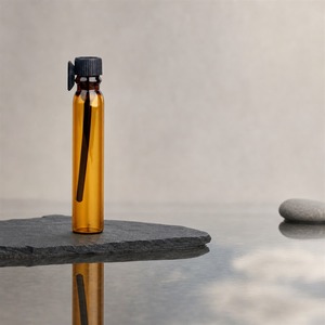 Wholesale Empty Amber Glass <b>Perfume</b> Sample Bottle Black Screw Cap Glass Dropper Custom Logo <b>Mini</b> Vial Supplier - Product Image 3