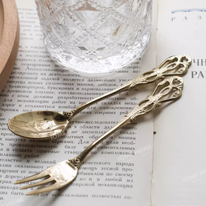 Hot Sale Stainless Steel Gold Cutlery Set <strong>Table</strong> <strong>Spoon</strong> and Fork Dinner Knife Royal Cutlery Set Full <strong>Table</strong> Cutlery - Product Image 4