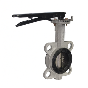 Válvula de Mariposa COVNA de 90 Grados con Manija, DN100 PN16, Válvula de Mariposa Tipo Wafer de 4 Pulgadas, Manija de Hierro Fundido, Asiento de Goma NBR - Product Image 4