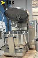Zware bakkerijdeegmixer 75/100/125/150KG met opklapbare kop en verwijderbare kom, touchscreen bedieningspaneel, aanpassing mogelijk