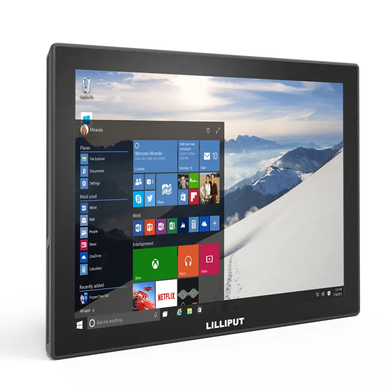 LILLIPUT FA1210/C/T 고휘도 12 인치 용량 성 터치 LCD 모니터