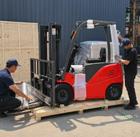 Chariot élévateur électrique logistique pour entrepôt, équipement de manutention de palettes, chariot élévateur industriel robuste, hauteur de levage 3000 mm