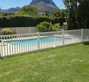 <span class=keywords><strong>Portail</strong></span> de clôture extérieur en WPC revêtu de <span class=keywords><strong>PVC</strong></span> pour la sécurité domestique, facile à assembler, écologique, imperméable, blanc, style jardin européen - Product Image 4